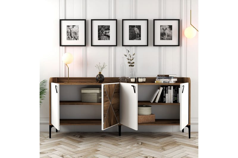 Apupöytä Urgby 180x78 cm - Ruskea - Huonekalut - Pöytä & ruokailuryhmä - Apupöytä & sivupöytä - Konsolipöytä