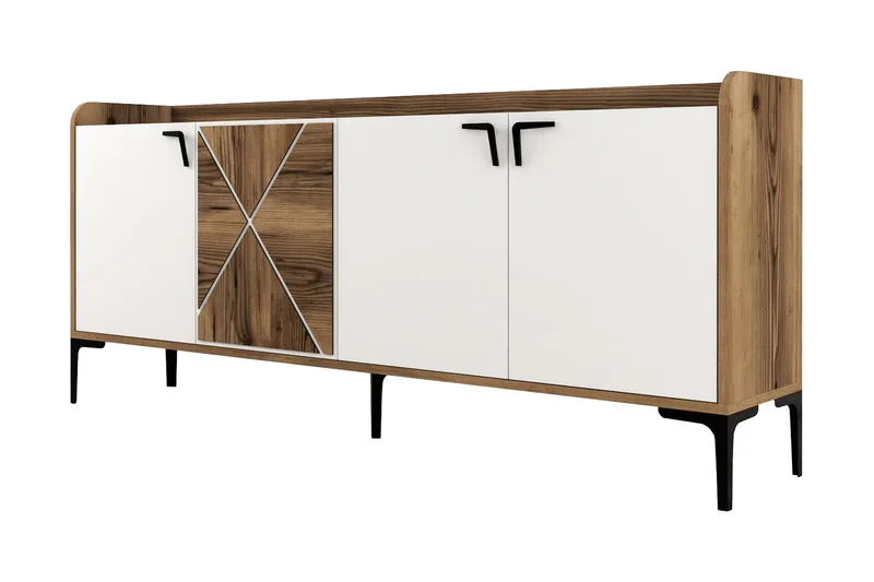 Apupöytä Urgby 180x78 cm, Ruskea