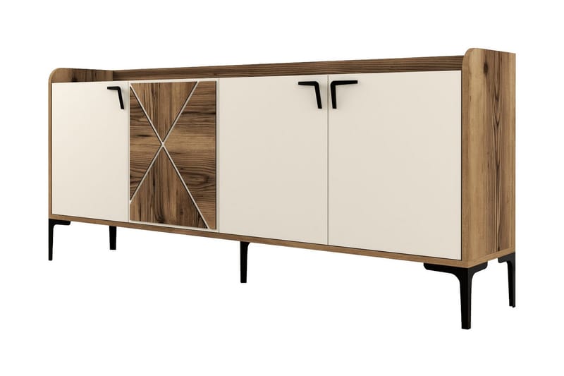 Apupöytä Urgby 180x78 cm, Ruskea