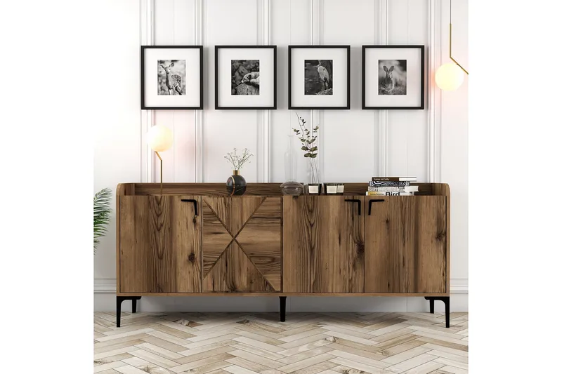 Apupöytä Urgby 180x78 cm - Ruskea - Huonekalut - Pöytä & ruokailuryhmä - Apupöytä & sivupöytä - Konsolipöytä