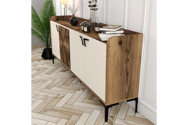 Apupöytä Urgby 180x78 cm - Ruskea - Huonekalut - Pöytä & ruokailuryhmä - Apupöytä & sivupöytä - Konsolipöytä
