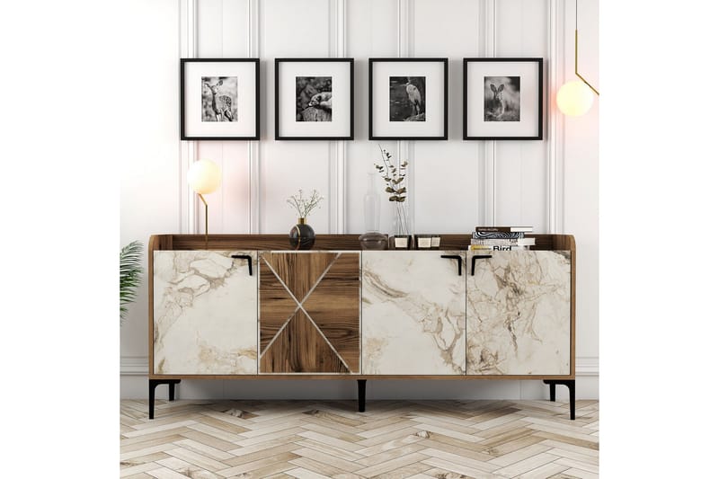 Apupöytä Urgby 180x78 cm - Ruskea - Huonekalut - Pöytä & ruokailuryhmä - Apupöytä & sivupöytä - Konsolipöytä