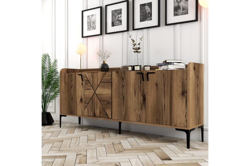 Apupöytä Urgby 180x78 cm - Ruskea - Huonekalut - Pöytä & ruokailuryhmä - Apupöytä & sivupöytä - Konsolipöytä