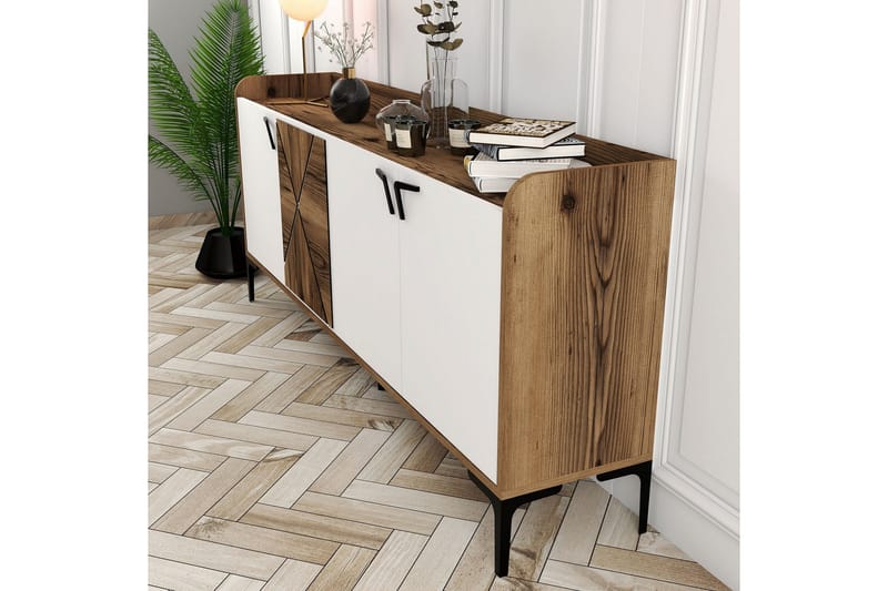 Apupöytä Urgby 180x78 cm - Ruskea - Huonekalut - Pöytä & ruokailuryhmä - Apupöytä & sivupöytä - Konsolipöytä