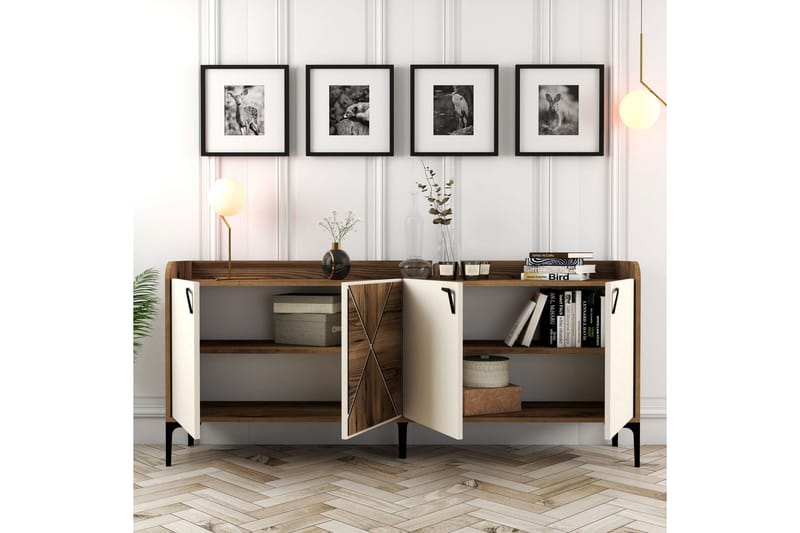 Apupöytä Urgby 180x78 cm - Ruskea - Huonekalut - Pöytä & ruokailuryhmä - Apupöytä & sivupöytä - Konsolipöytä