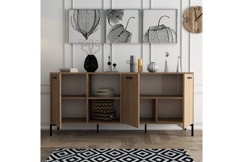 Apupöytä Urgby 180x80 cm - Ruskea - Huonekalut - Pöytä & ruokailuryhmä - Apupöytä & sivupöytä - Konsolipöytä
