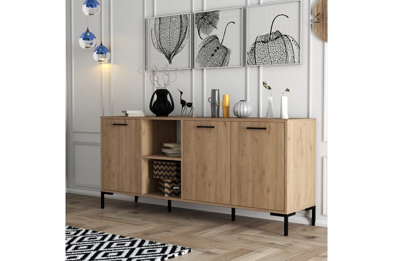 Apupöytä Urgby 180x80 cm - Ruskea - Huonekalut - Pöytä & ruokailuryhmä - Apupöytä & sivupöytä - Konsolipöytä