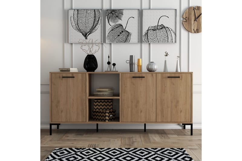 Apupöytä Urgby 180x80 cm - Ruskea - Huonekalut - Pöytä & ruokailuryhmä - Apupöytä & sivupöytä - Konsolipöytä