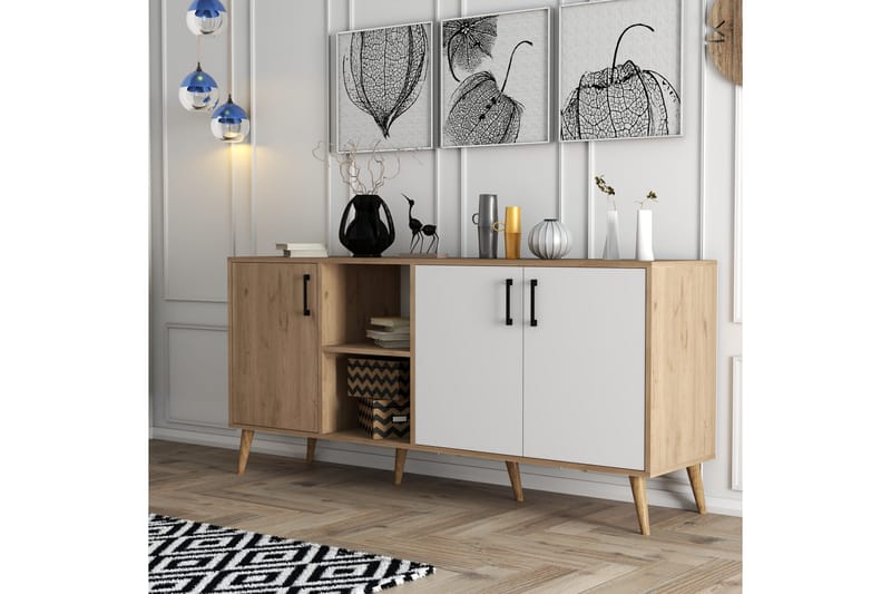 Apupöytä Urgby 180x80 cm - Ruskea - Huonekalut - Pöytä & ruokailuryhmä - Apupöytä & sivupöytä - Konsolipöytä