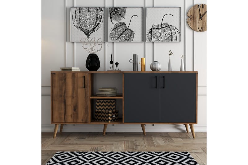 Apupöytä Urgby 180x80 cm - Ruskea - Huonekalut - Pöytä & ruokailuryhmä - Apupöytä & sivupöytä - Konsolipöytä