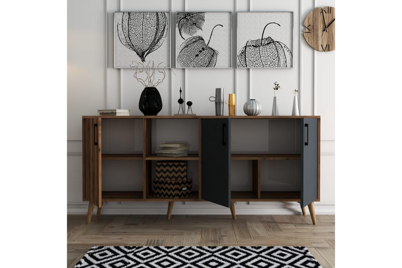 Apupöytä Urgby 180x80 cm - Ruskea - Huonekalut - Pöytä & ruokailuryhmä - Apupöytä & sivupöytä - Konsolipöytä