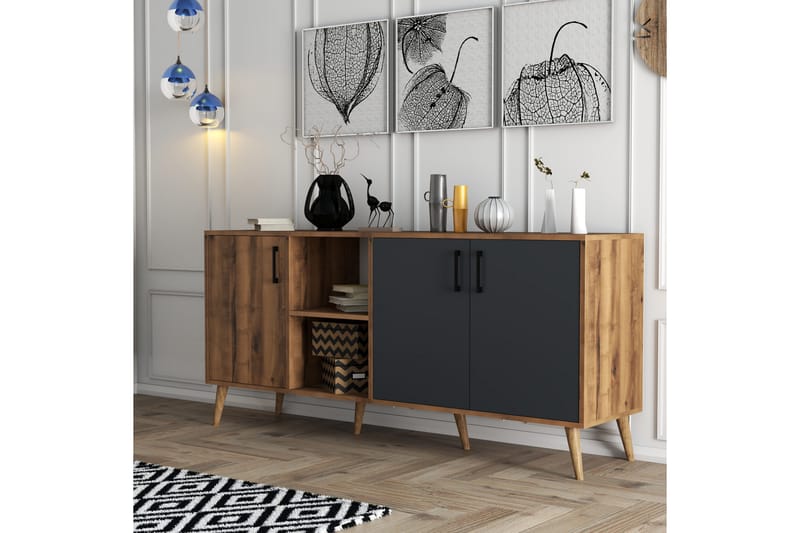 Apupöytä Urgby 180x80 cm - Ruskea - Huonekalut - Pöytä & ruokailuryhmä - Apupöytä & sivupöytä - Konsolipöytä