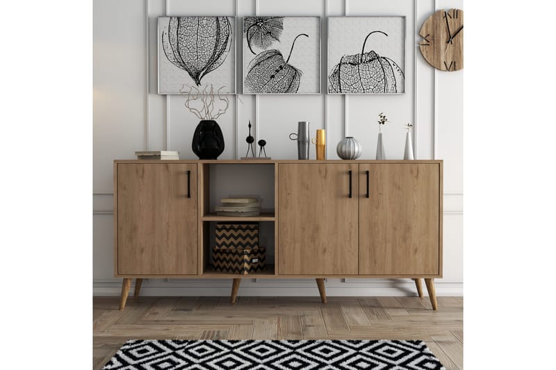 Apupöytä Urgby 180x80 cm - Ruskea - Huonekalut - Pöytä & ruokailuryhmä - Apupöytä & sivupöytä - Konsolipöytä