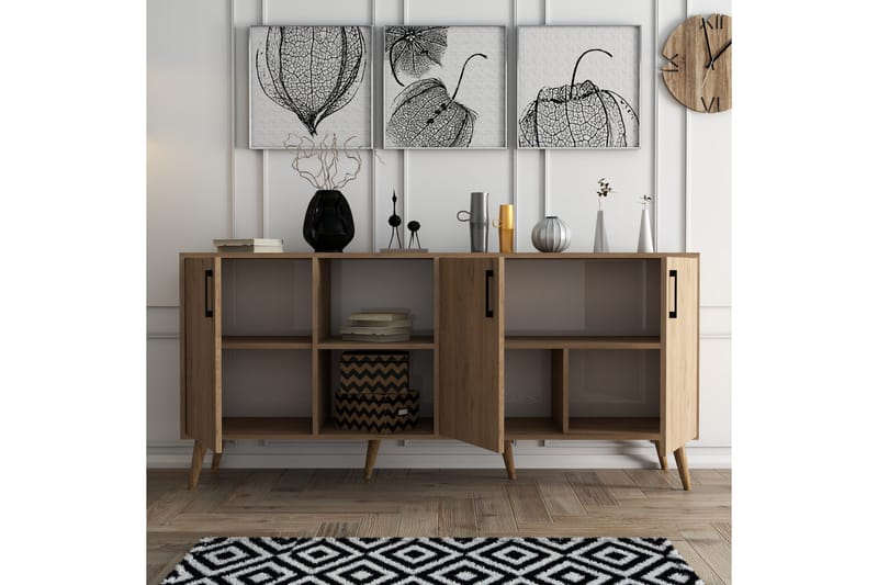 Apupöytä Urgby 180x80 cm - Ruskea - Huonekalut - Pöytä & ruokailuryhmä - Apupöytä & sivupöytä - Konsolipöytä