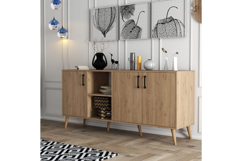 Apupöytä Urgby 180x80 cm - Ruskea - Huonekalut - Pöytä & ruokailuryhmä - Apupöytä & sivupöytä - Konsolipöytä