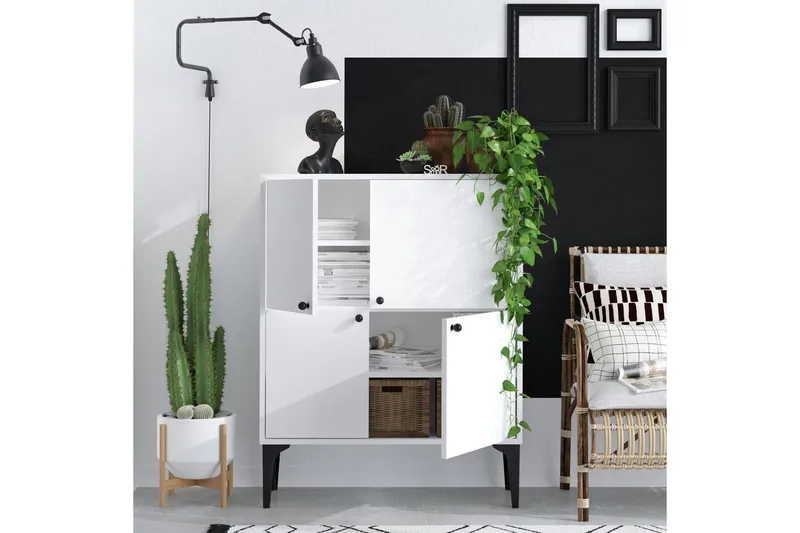 Apupöytä Urgby 90x115 cm - Valkoinen - Huonekalut - Pöytä & ruokailuryhmä - Apupöytä & sivupöytä - Konsolipöytä