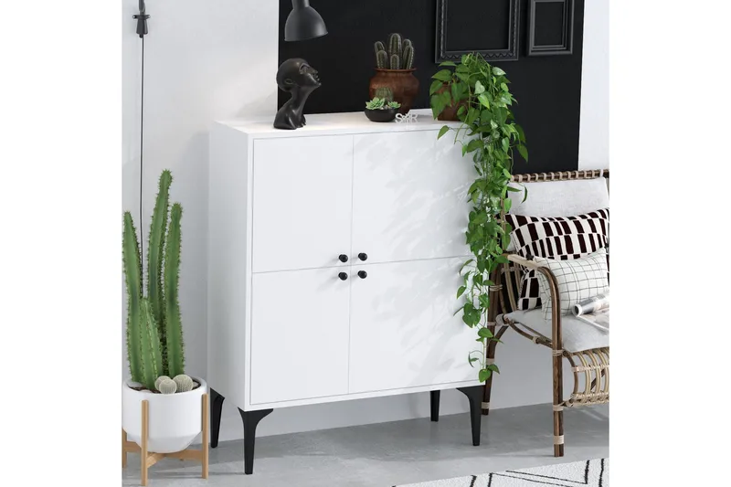 Apupöytä Urgby 90x115 cm - Valkoinen - Huonekalut - Pöytä & ruokailuryhmä - Apupöytä & sivupöytä - Konsolipöytä