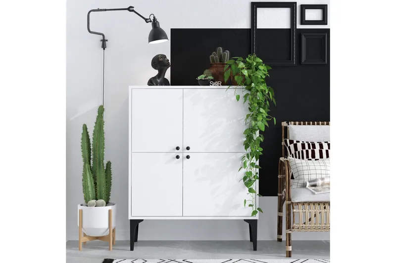 Apupöytä Urgby 90x115 cm - Valkoinen - Huonekalut - Pöytä & ruokailuryhmä - Apupöytä & sivupöytä - Konsolipöytä