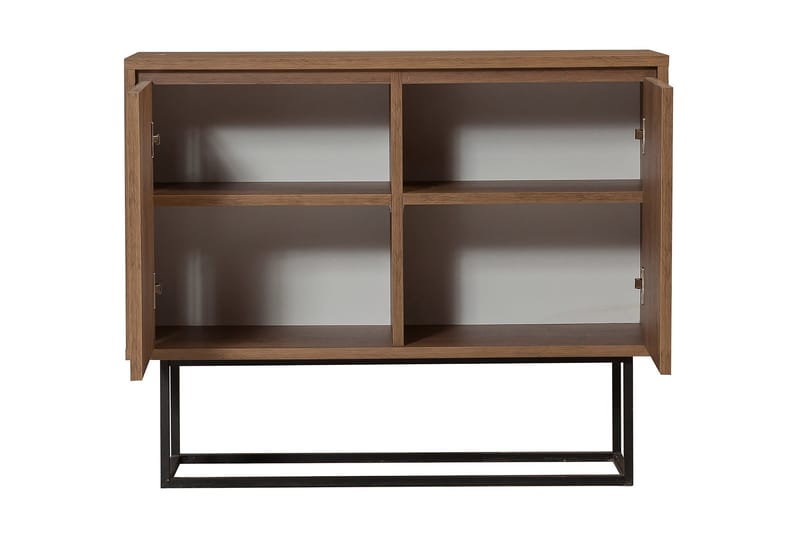 Apupöytä Viazuri 90 cm - Tummanruskea/Musta - Huonekalut - Pöytä & ruokailuryhmä - Apupöytä & sivupöytä - Konsolipöytä