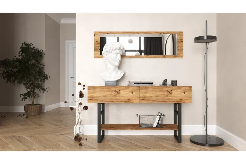 Apupöytä Violaceae 139x75,7 cm - Vihreä - Huonekalut - Pöytä & ruokailuryhmä - Apupöytä & sivupöytä - Konsolipöytä