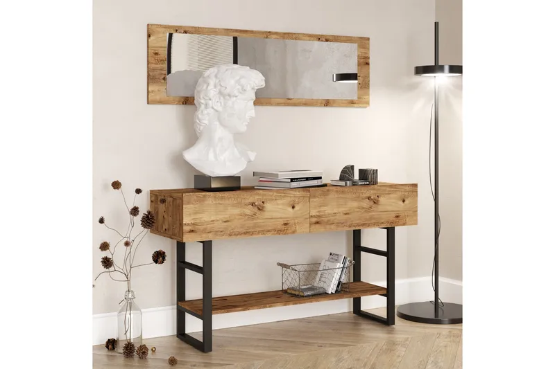 Apupöytä Violaceae 139x75,7 cm - Vihreä - Huonekalut - Pöytä & ruokailuryhmä - Apupöytä & sivupöytä - Konsolipöytä