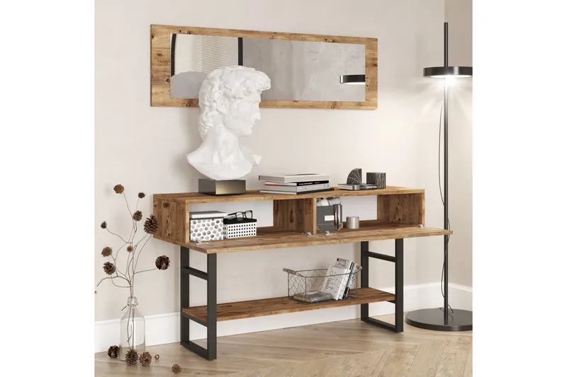 Apupöytä Violaceae 139x75,7 cm - Vihreä - Huonekalut - Pöytä & ruokailuryhmä - Apupöytä & sivupöytä - Konsolipöytä