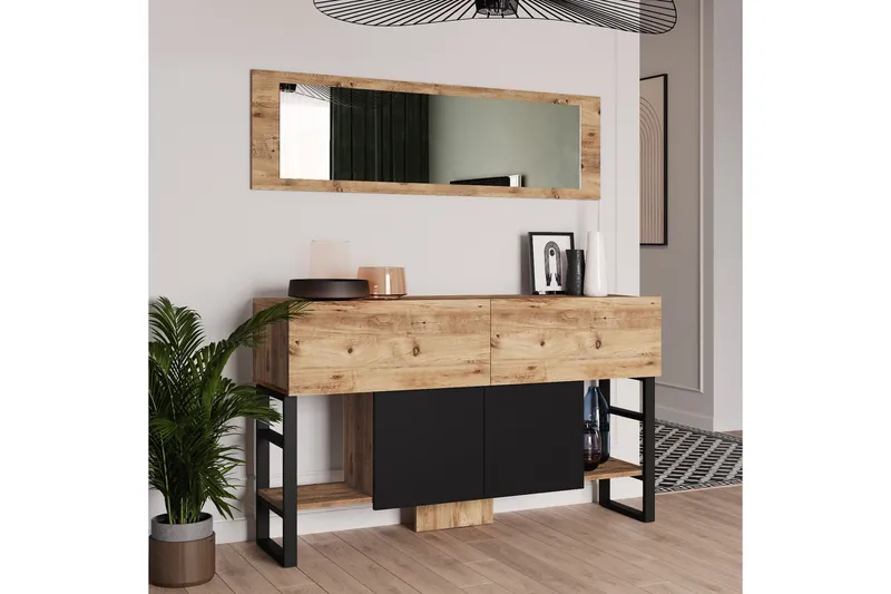 Apupöytä Violaceae 139x83,6 cm - Vihreä - Huonekalut - Pöytä & ruokailuryhmä - Apupöytä & sivupöytä - Konsolipöytä