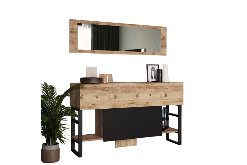 Apupöytä Violaceae 139x83,6 cm - Vihreä - Huonekalut - Pöytä & ruokailuryhmä - Apupöytä & sivupöytä - Konsolipöytä