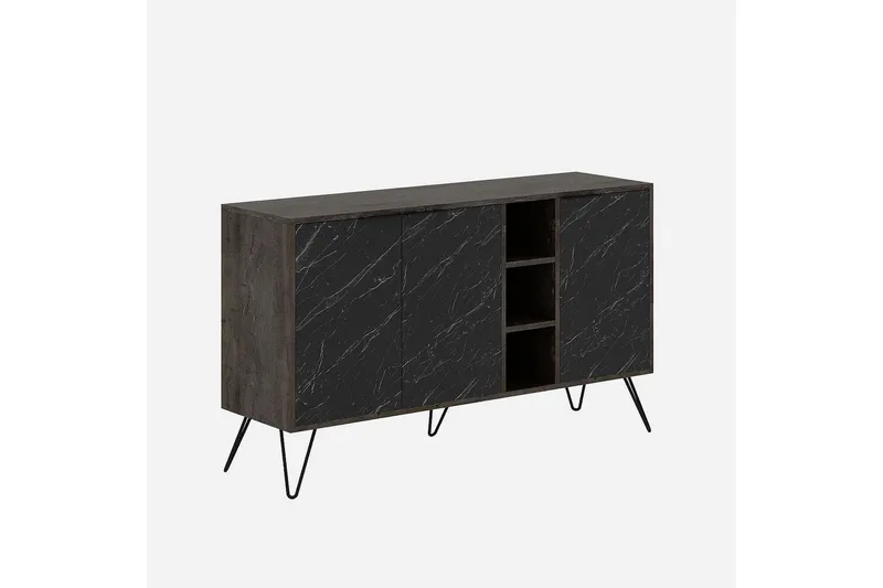 Apupöytä Violaceae 142x83 cm, Ruskea