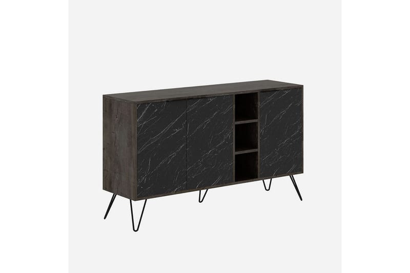 Apupöytä Violaceae 142x83 cm, Ruskea