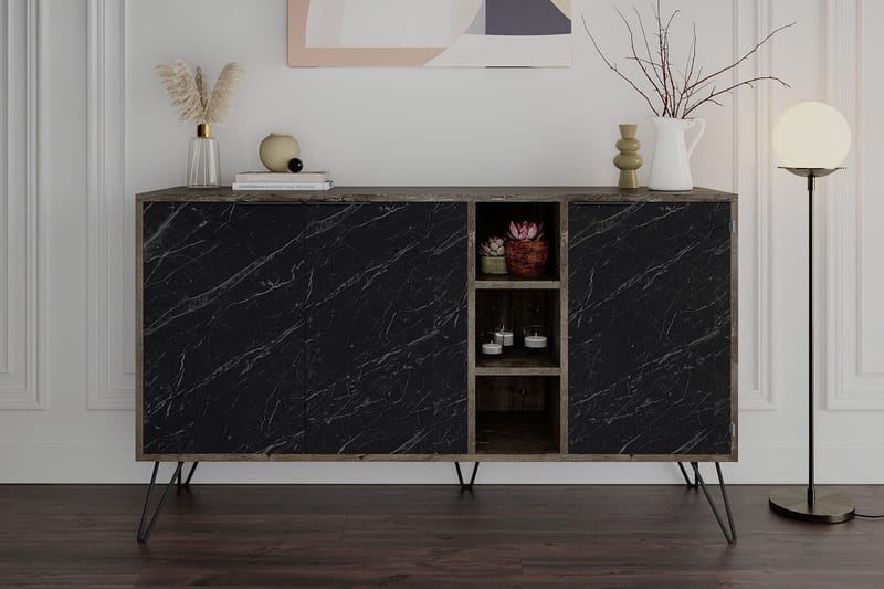 Apupöytä Violaceae 142x83 cm - Ruskea - Huonekalut - Pöytä & ruokailuryhmä - Apupöytä & sivupöytä - Konsolipöytä