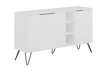 Apupöytä Violaceae 142x83 cm - Valkoinen - Huonekalut - Pöytä & ruokailuryhmä - Apupöytä & sivupöytä - Eteispöytä