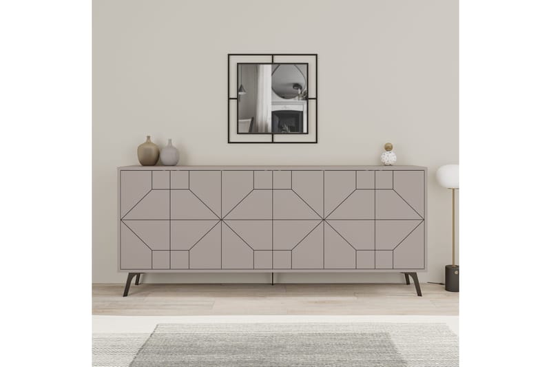 Apupöytä Violaceae 184x77,4 cm - Ruskea - Huonekalut - Pöytä & ruokailuryhmä - Apupöytä & sivupöytä - Konsolipöytä