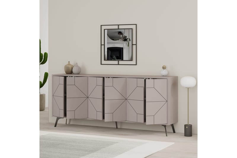 Apupöytä Violaceae 184x77,4 cm - Ruskea - Huonekalut - Pöytä & ruokailuryhmä - Apupöytä & sivupöytä - Konsolipöytä