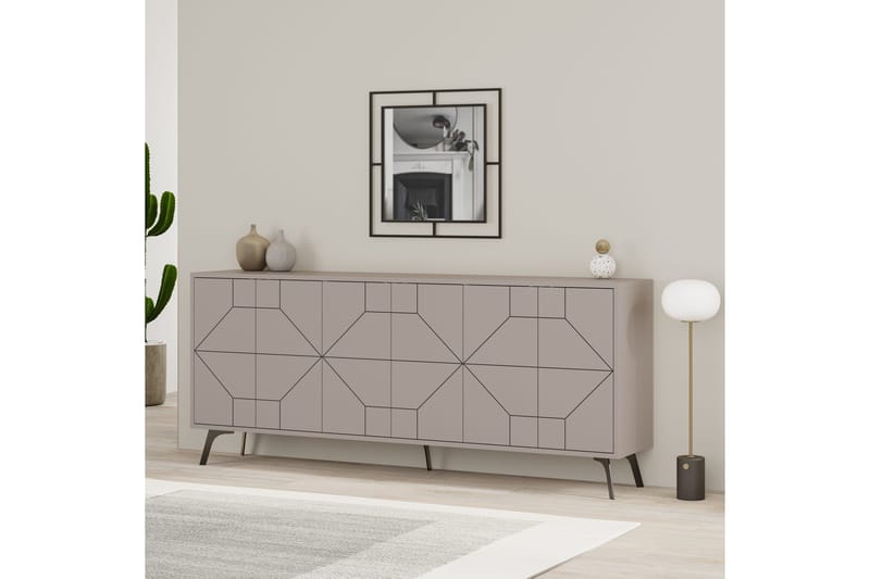 Apupöytä Violaceae 184x77,4 cm - Ruskea - Huonekalut - Pöytä & ruokailuryhmä - Apupöytä & sivupöytä - Konsolipöytä