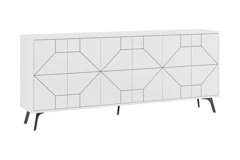 Apupöytä Violaceae 184x77,4 cm - Valkoinen - Huonekalut - Pöytä & ruokailuryhmä - Apupöytä & sivupöytä - Konsolipöytä