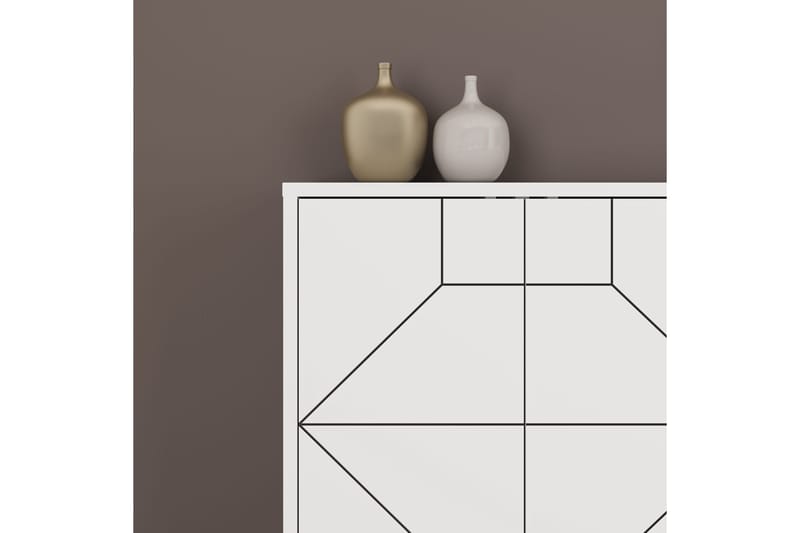 Apupöytä Violaceae 184x77,4 cm - Valkoinen - Huonekalut - Pöytä & ruokailuryhmä - Apupöytä & sivupöytä - Konsolipöytä