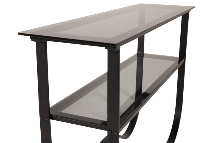 Apupöytä Wavy 117 cm - Musta - Konsolipöytä - Eteispöytä