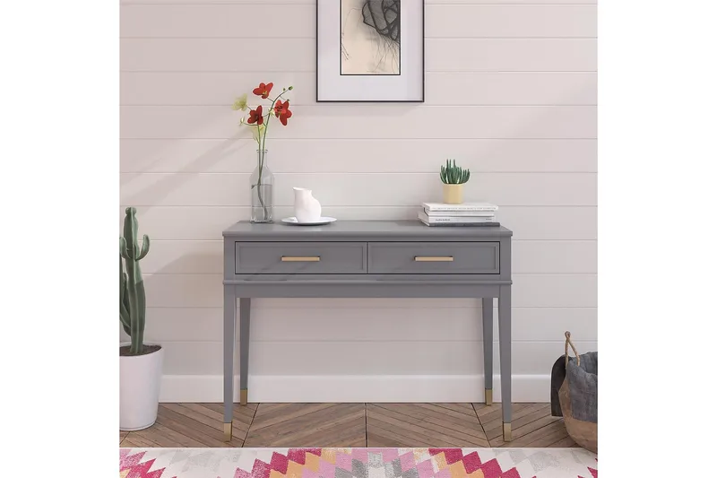 Apupöytä Westerleigh 105 cm Harmaa - CosmoLiving - Huonekalut - Pöytä & ruokailuryhmä - Apupöytä & sivupöytä - Konsolipöytä