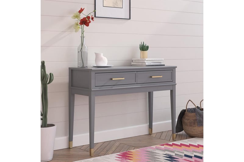Apupöytä Westerleigh 105 cm Harmaa - CosmoLiving - Huonekalut - Pöytä & ruokailuryhmä - Apupöytä & sivupöytä - Konsolipöytä