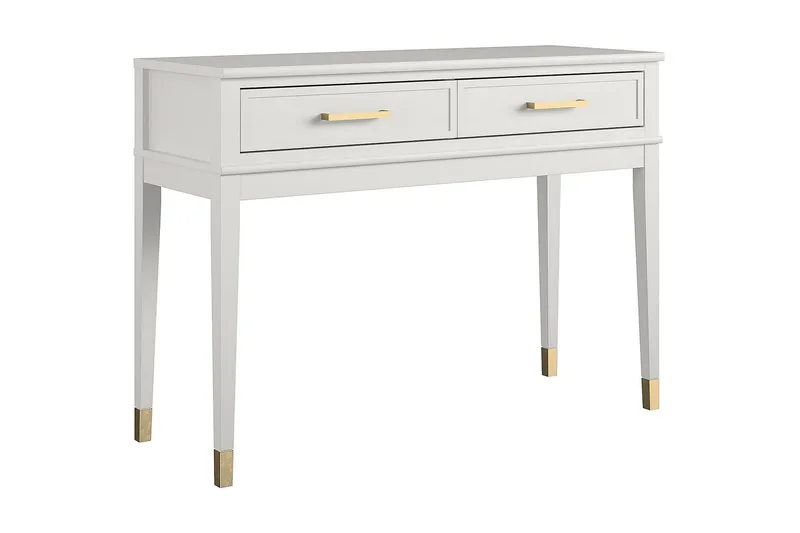 Apupöytä Westerleigh 105 cm Valkoinen - CosmoLiving - Huonekalut - Pöytä & ruokailuryhmä - Apupöytä & sivupöytä - Konsolipöytä