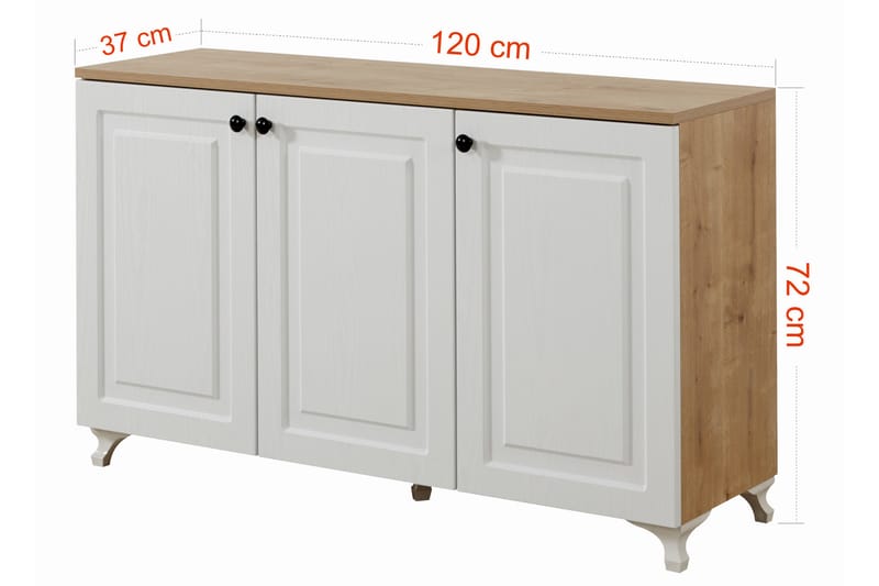 Apupöytä Zakkum 120x72 cm - Sininen - Huonekalut - Pöytä & ruokailuryhmä - Apupöytä & sivupöytä - Konsolipöytä