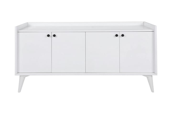 Apupöytä Zorunu 150 cm - Valkoinen - Konsolipöyt�ä - Eteispöytä