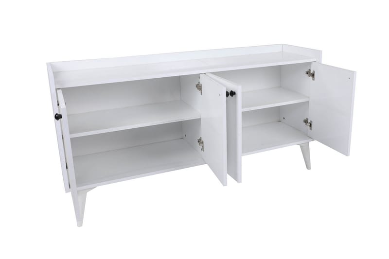 Apupöytä Zorunu 150 cm - Valkoinen - Huonekalut - Pöytä & ruokailuryhmä - Apupöytä & sivupöytä - Konsolipöytä