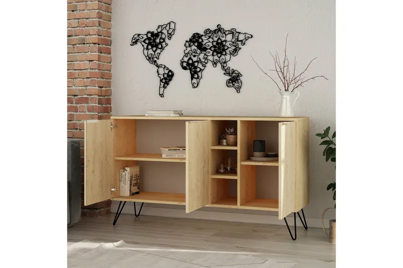 Apupöytä Palmelund - Ruskea - Huonekalut - Pöytä & ruokailuryhmä - Apupöytä & sivupöytä - Konsolipöytä