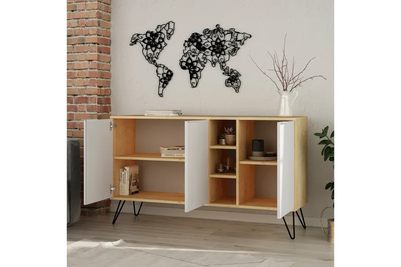 Apupöytä Palmelund - Ruskea - Huonekalut - Pöytä & ruokailuryhmä - Apupöytä & sivupöytä - Konsolipöytä