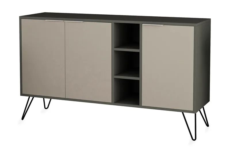 Apupöytä Palmelund, Harmaa