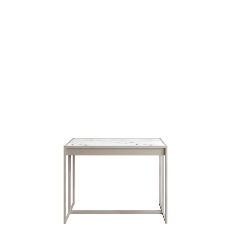 konsolipöytä ARENO-konsolipöytä beige, valkoinen marmori, undefined