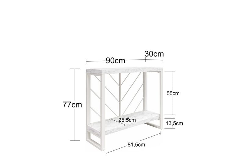 Konsolipöytä Brielle - Huonekalut - Pöytä & ruokailuryhmä - Apupöytä & sivupöytä - Konsolipöytä