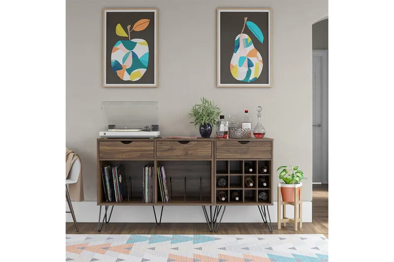 Konsolipöytä Concord Pähkinäpuu - Pähkinäpuu - Huonekalut - Pöytä & ruokailuryhmä - Apupöytä & sivupöytä - Konsolipöytä